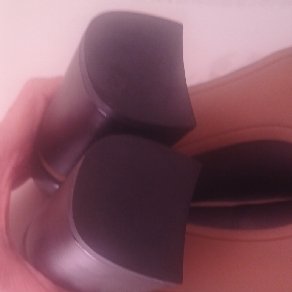 Franco Sarto Black Block Heel Pumps - Picture 6 of 9